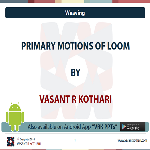 04PrimaryMotionsofLoom